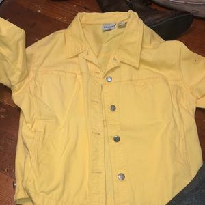 Chico’s Yellow Denim Jacket